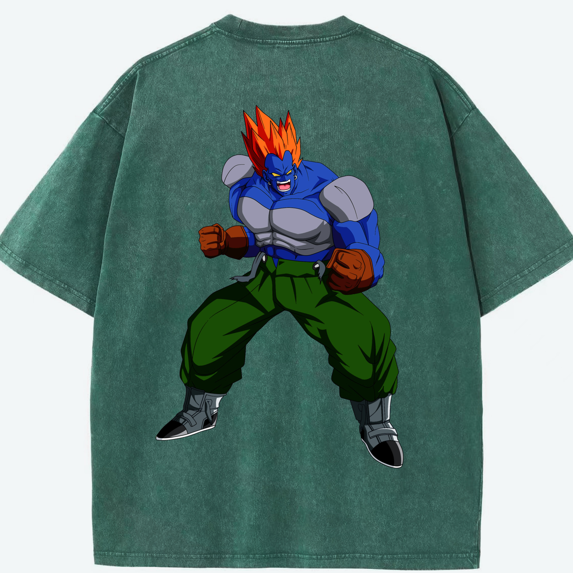 （画像用） ドラゴンボール DRAGON BALL 綿100% ヴィンテージ風 半袖Tシャツ（背面プリント）